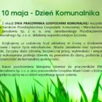 10 maja – Dzień Komunalnika
