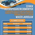 Nowy cennik usług dla mieszkańców Jarosławia za wywóz nieczystości ciekłych bytowych             od 16 lipca 2024 r.