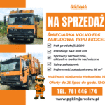 ZAPROSZENIE DO SKŁADANIA OFERT CENOWYCH NA ZAKUP ŚMIECIARKI VOLVO FL6 Z ZABUDOWĄ EKOCEL