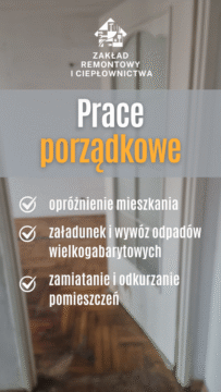 Kompleksowe uprzątnięcie mieszkania