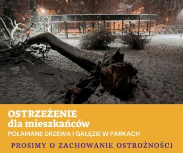 KOMUNIKAT OSTRZEGAWCZY DLA MIESZKAŃCÓW