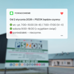 Nowe godziny otwarcia PSZOK od 2 stycznia 2026r.