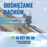 Odśnieżanie dachów i usuwanie sopli