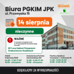 14 sierpnia biuro nieczynne